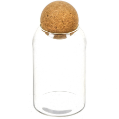 Стеклянная канистра для сыпучих продуктов 800 мл с пробковой крышкой,Стеклянная канистра для сыпучих продуктов 800 мл с пробковой крышкой