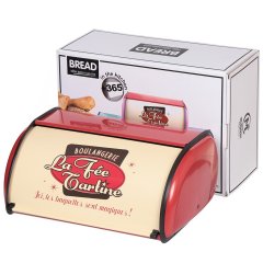 صينية خبز معدنية، صندوق تخزين الخبز، أحمر، 35*23*15 سم,صينية خبز معدنية، صندوق تخزين الخبز، أحمر، 35*23*15 سم