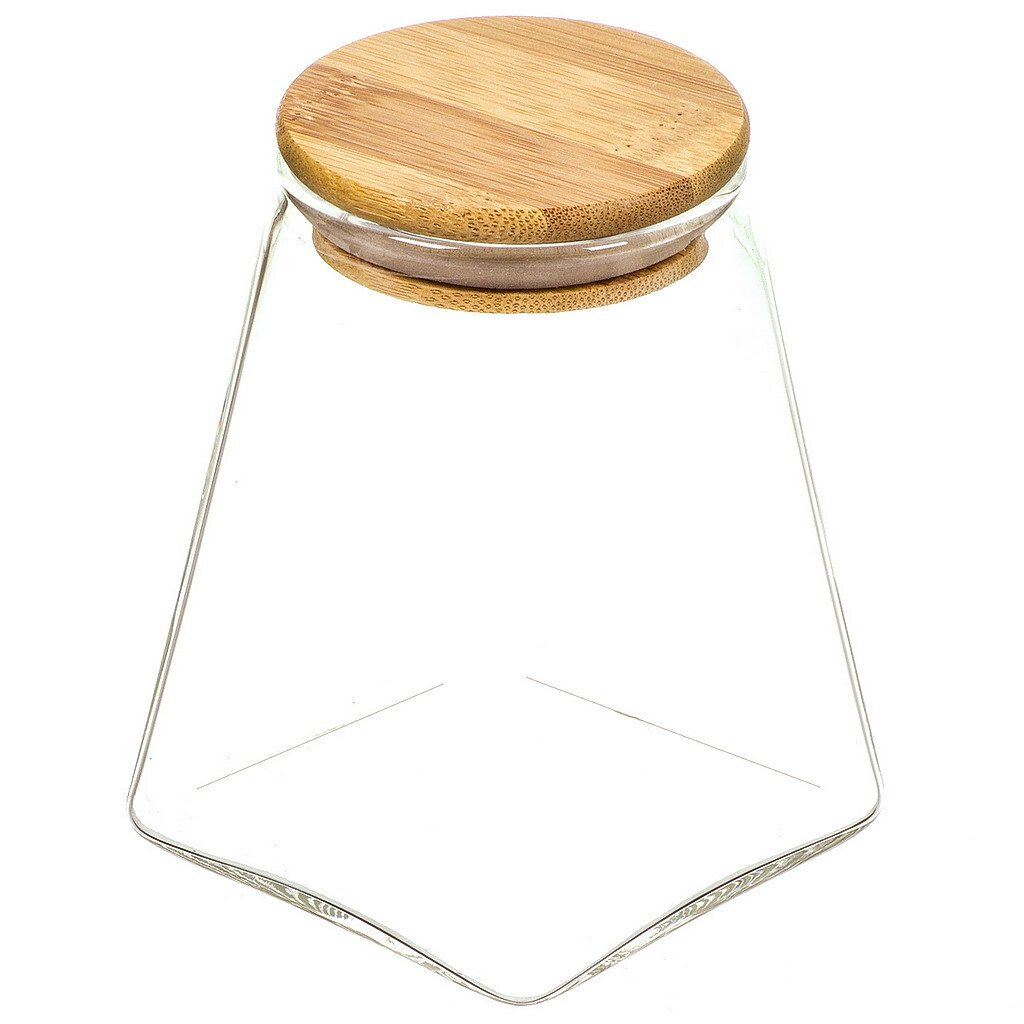 Glass Bulk Product Jar 550ML With Bamboo Lid,Glass Bulk Product Jar 550ML With Bamboo Lid