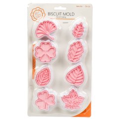 قالب بسكويت سيليكون 4-6 سم مجموعة من 8 قطع,قالب بسكويت سيليكون 4-6 سم مجموعة من 8 قطع