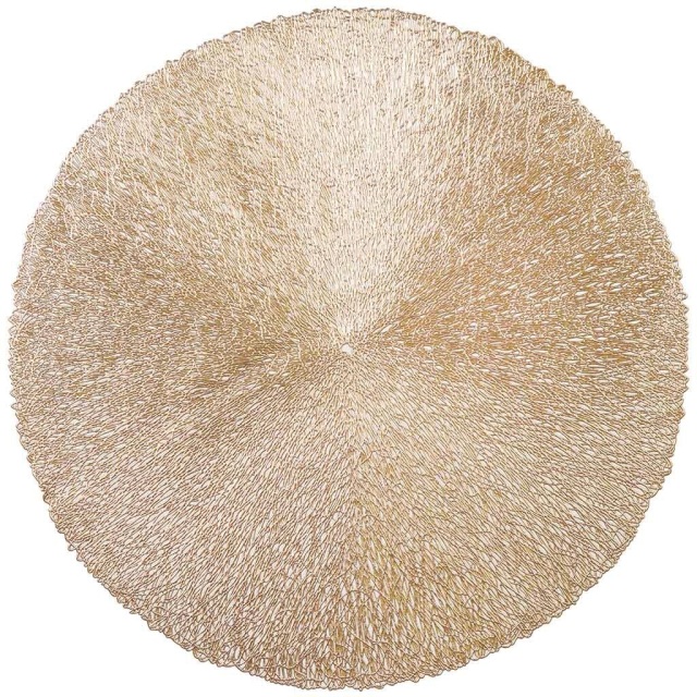 منديل تقديم بوليمر ذهبي دائري 38*38 سم,منديل تقديم بوليمر ذهبي دائري 38*38 سم