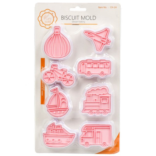 قالب بسكويت سيليكون 4-6 سم مجموعة من 8 قطع,قالب بسكويت سيليكون 4-6 سم مجموعة من 8 قطع