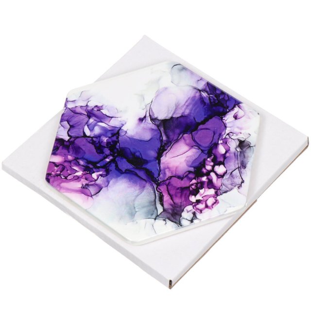 مفارش أطباق سيراميك ساخنة مقاس 15*17 سم، بنفسجي,مفارش أطباق سيراميك ساخنة مقاس 15*17 سم، بنفسجي