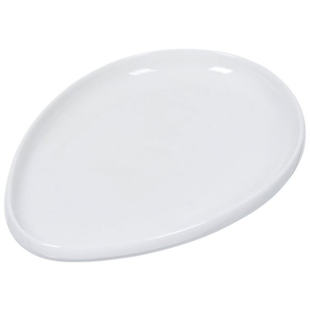 طبق سيراميك بيضاوي 24 سم أبيض,طبق سيراميك بيضاوي 24 سم أبيض