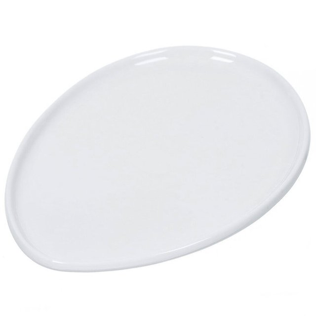 Овальное керамическое блюдо 34 см, белое,Овальное керамическое блюдо 34 см, белое