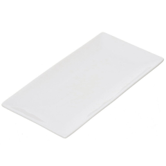 طبق مستطيل من السيراميك الأبيض 20 سم,طبق مستطيل من السيراميك الأبيض 20 سم