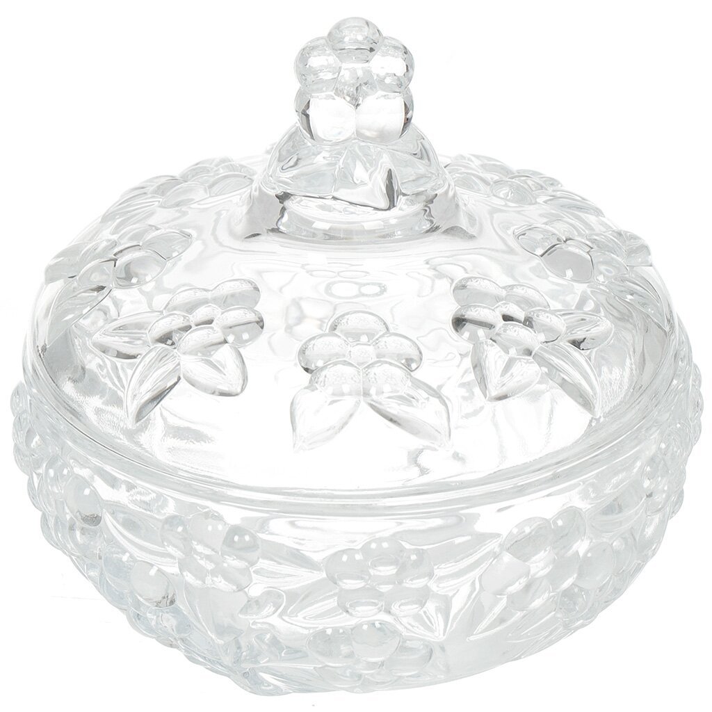 Glass Candy Bowl With Lid 13*13CM,Glass Candy Bowl With Lid 13*13CM