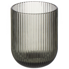 كوب زجاجي 260 مل مع خطوط رمادية,كوب زجاجي 260 مل مع خطوط رمادية