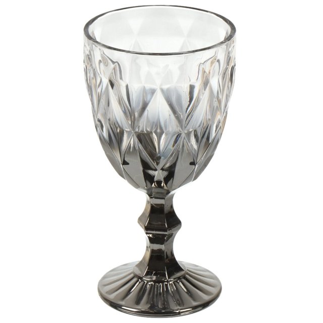 كأس نبيذ زجاجي 300 مل بلون الجرافيت أومبري,كأس نبيذ زجاجي 300 مل بلون الجرافيت أومبري