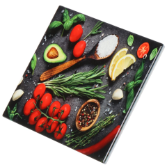 مفارش طاولة مربعة من السيراميك، حامل ساخن من السيراميك، مقاس 16 سم، بتصميم إكليل الجبل,مفارش طاولة مربعة من السيراميك، حامل ساخن من السيراميك، مقاس 16 سم، بتصميم إكليل الجبل