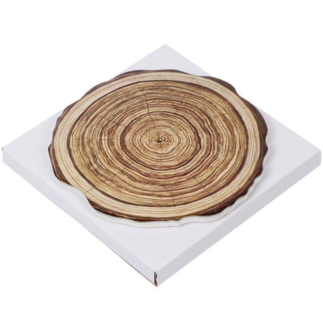 مفارش سفرة سيراميك حامل ساخن سيراميك 16 سم بتصميم خشبي,مفارش سفرة سيراميك حامل ساخن سيراميك 16 سم بتصميم خشبي