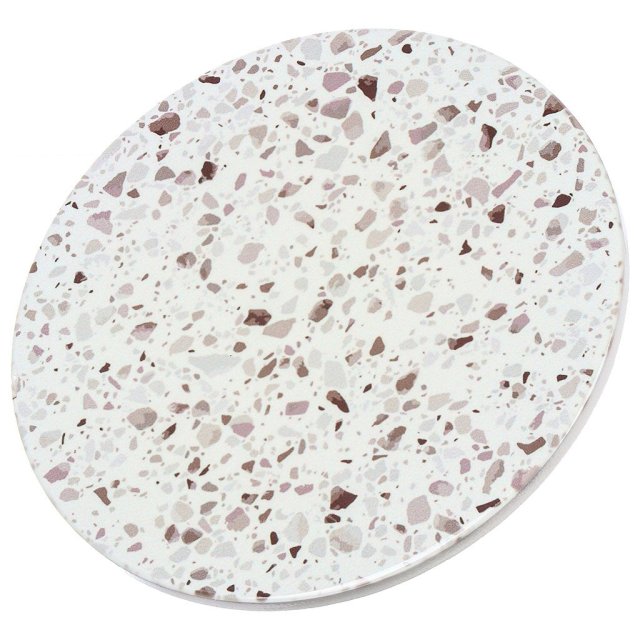 مفارش سفرة سيراميك دائرية سيراميكية بقاعدة ساخنة 16 سم بتصميم حجري,مفارش سفرة سيراميك دائرية سيراميكية بقاعدة ساخنة 16 سم بتصميم حجري