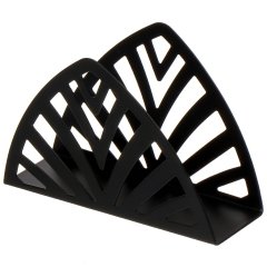 حامل مناديل معدني أسود 13*8.5*4 سم,حامل مناديل معدني أسود 13*8.5*4 سم