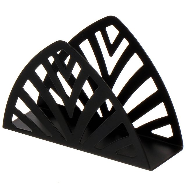 حامل مناديل معدني أسود 13*8.5*4 سم,حامل مناديل معدني أسود 13*8.5*4 سم