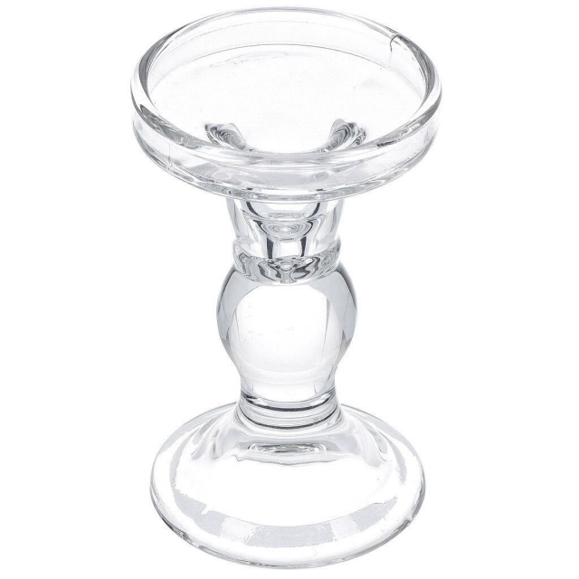 Glass Candle Holder 8.5*14CM Glass Candlestick,Glass Candle Holder 8.5*14CM Glass Candlestick