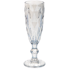 Бокал для шампанского 230 мл серебристо-голубой,Бокал для шампанского 230 мл серебристо-голубой