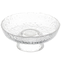 وعاء زجاجي شفاف ذو قاعدة 20*20*8 سم,وعاء زجاجي شفاف ذو قاعدة 20*20*8 سم