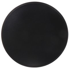 منديل طاولة دائري أسود من البولي يوريثان 38*38 سم,منديل طاولة دائري أسود من البولي يوريثان 38*38 سم