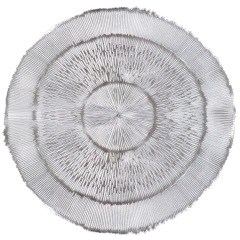 منديل طاولة بوليمر فضي دائري 38*38 سم,منديل طاولة بوليمر فضي دائري 38*38 سم