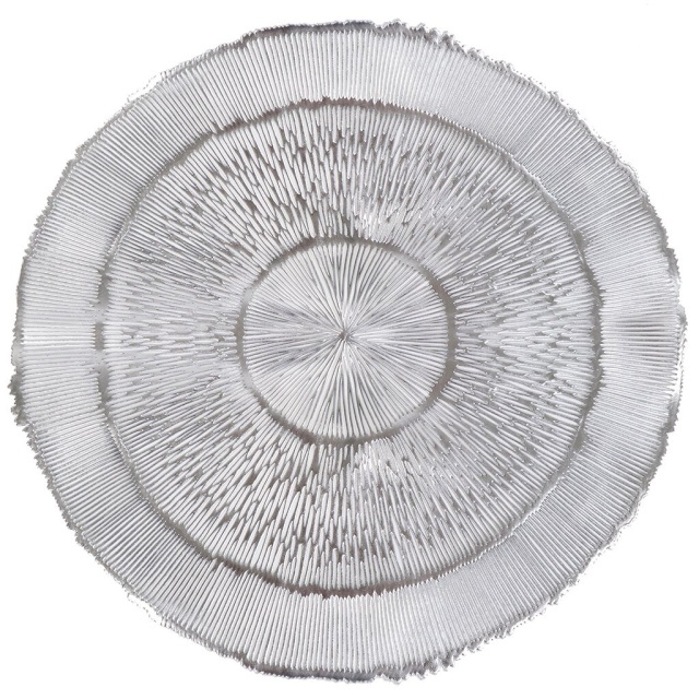 منديل طاولة بوليمر فضي دائري 38*38 سم,منديل طاولة بوليمر فضي دائري 38*38 سم