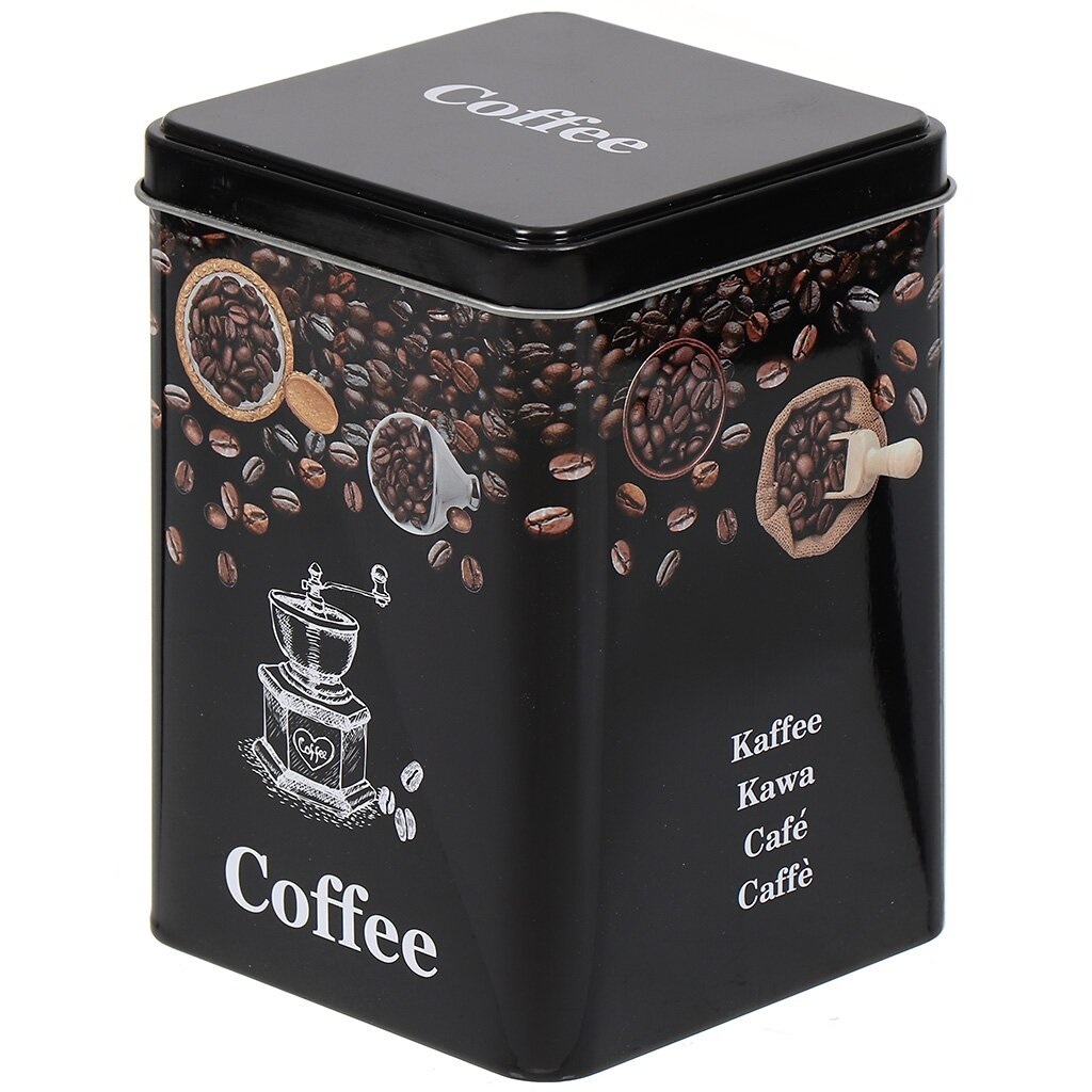 Metal Coffee Storage Box 10*10*15CM,Metal Coffee Storage Box 10*10*15CM