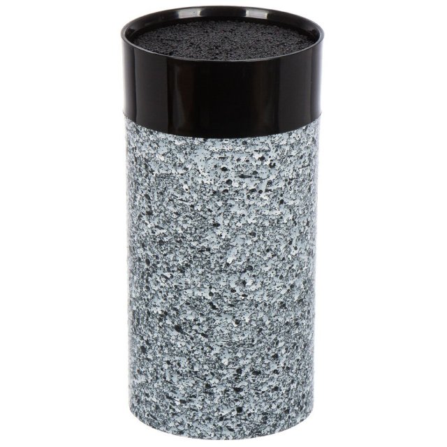 حامل سكاكين بلاستيكي أسود ومنقط 22*11 سم,حامل سكاكين بلاستيكي أسود ومنقط 22*11 سم