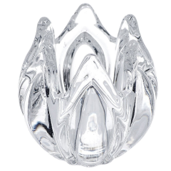 حامل شموع زجاجي مزخرف 5.5*7 سم,حامل شموع زجاجي مزخرف 5.5*7 سم