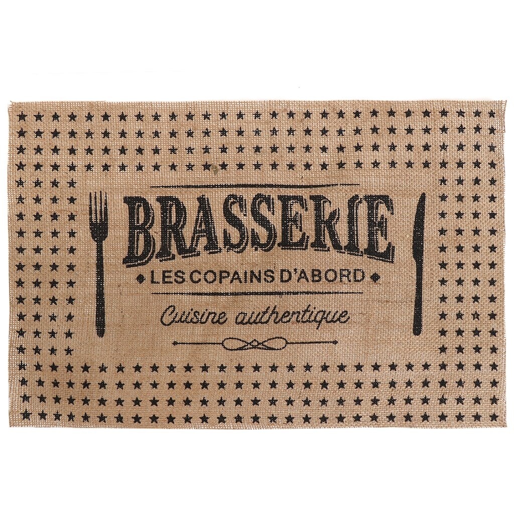 Serving Napkin Rectangular Placemat 45*30CM,Nidrink BRASSERIE Placemat - Wholesale Kitchenware Supplies & Sets