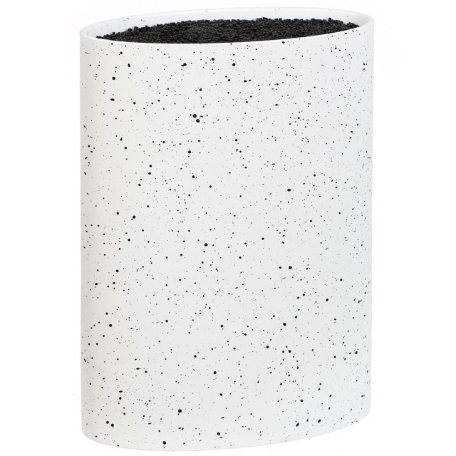 حامل سكاكين بلاستيكي نقاط بيضاء 16 سم,حامل سكاكين بلاستيكي نقاط بيضاء 16 سم