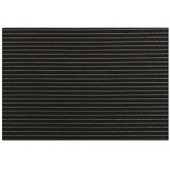 مفرش طاولة مستطيل من البوليمر باللون الأسود 45*30 سم,مفرش طاولة مستطيل من البوليمر باللون الأسود 45*30 سم