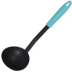 مغرفة نايلون بمقبض بلاستيكي أزرق,مغرفة نايلون بمقبض بلاستيكي أزرق