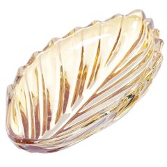 Glass Plate Leaf Shaped Glass Dish 11*25CM Honey,Glass Plate Leaf Shaped Glass Dish 11*25CM Honey