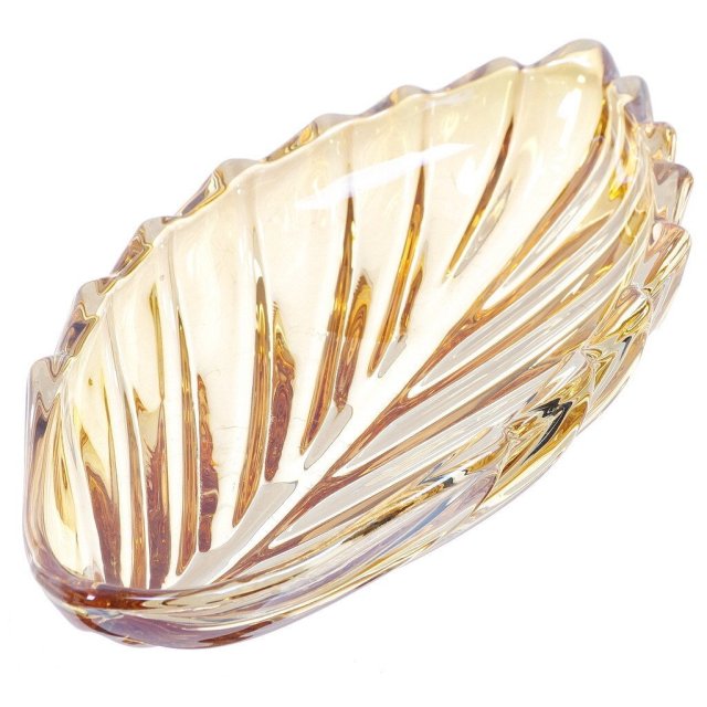 Glass Plate Leaf Shaped Glass Dish 11*25CM Honey,Glass Plate Leaf Shaped Glass Dish 11*25CM Honey