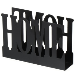 حامل مناديل معدني أسود للمنزل 15*4*10 سم,حامل مناديل معدني أسود للمنزل 15*4*10 سم