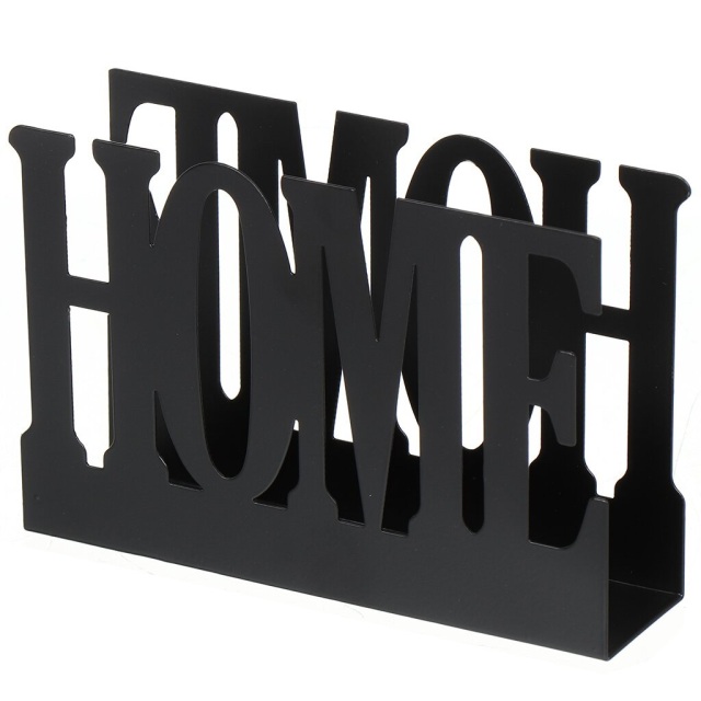 حامل مناديل معدني أسود للمنزل 15*4*10 سم,حامل مناديل معدني أسود للمنزل 15*4*10 سم