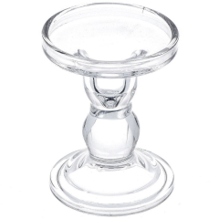 حامل شموع زجاجي 8.5*11.5 سم شمعدان زجاجي,حامل شموع زجاجي 8.5*11.5 سم شمعدان زجاجي