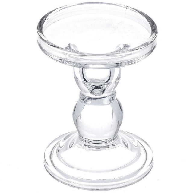 حامل شموع زجاجي 8.5*11.5 سم شمعدان زجاجي,حامل شموع زجاجي 8.5*11.5 سم شمعدان زجاجي
