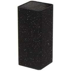 حامل سكاكين مربع أسود 11*11* 22 سم,حامل سكاكين مربع أسود 11*11* 22 سم