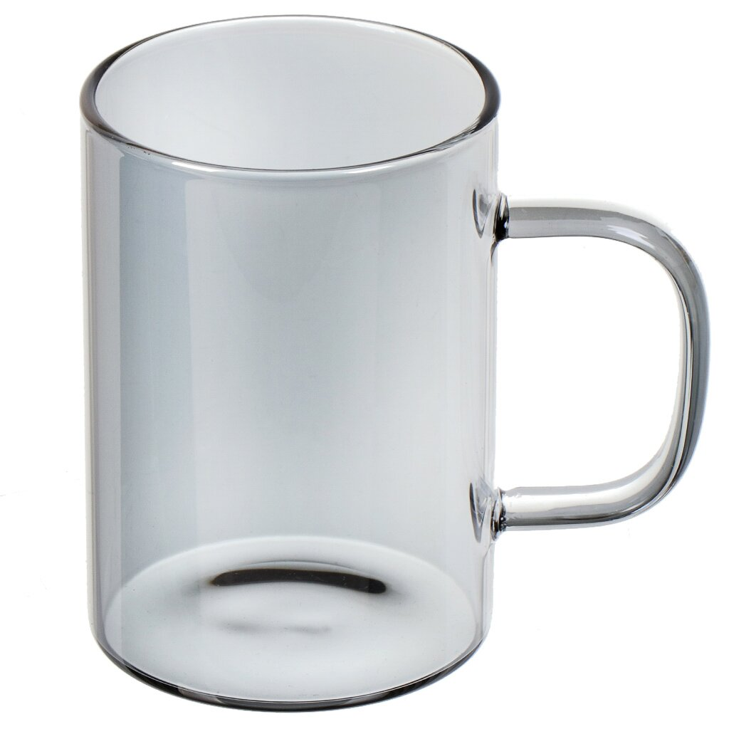 Glass Mug 350ML Graphite,Glass Mug 350ML Graphite