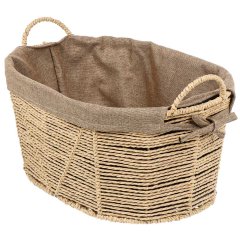 Корзина для хранения с тканью внутри 40*30*20 см,Корзина для хранения с тканью внутри 40*30*20 см