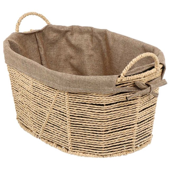 Корзина для хранения с тканью внутри 40*30*20 см,Корзина для хранения с тканью внутри 40*30*20 см