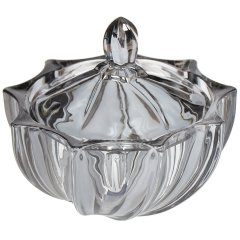 Glass Candy Bowl With Lid  Grey 11.5*11CM,Glass Candy Bowl With Lid  Grey 11.5*11CM