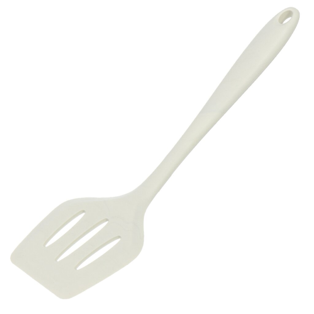 ملعقة مطبخ من السيليكون بفتحات 29.2*7.5 سم,ملعقة مطبخ من السيليكون بفتحات 29.2*7.5 سم