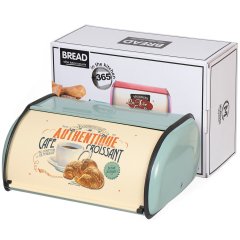 صندوق تخزين الخبز المعدني 35*23*15 سم,صندوق تخزين الخبز المعدني 35*23*15 سم