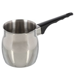 Кофейник из нержавеющей стали с пластиковой ручкой 600 мл,Кофейник из нержавеющей стали с пластиковой ручкой 600 мл