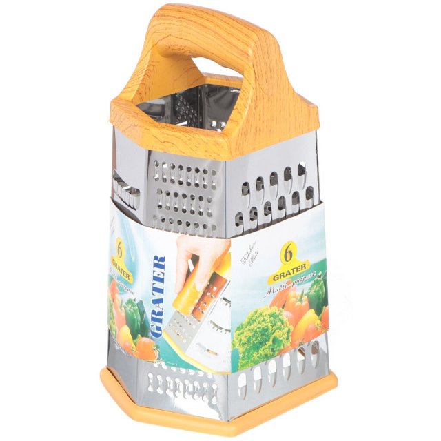 مبشرة أدوات المطبخ من الفولاذ المقاوم للصدأ 6 جوانب,مبشرة أدوات المطبخ من الفولاذ المقاوم للصدأ 6 جوانب