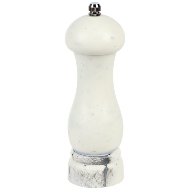 مطحنة توابل خشبية بتصميم رخامي 16.5*5 سم,مطحنة توابل خشبية بتصميم رخامي 16.5*5 سم