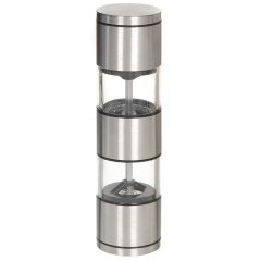 مطحنة التوابل 2 في 1 زجاج + ستانلس ستيل,مطحنة التوابل 2 في 1 زجاج + ستانلس ستيل