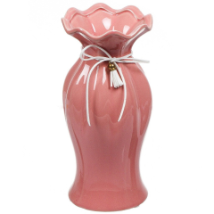 Pink Ceramic Vase 24CM,Pink Ceramic Vase 24CM