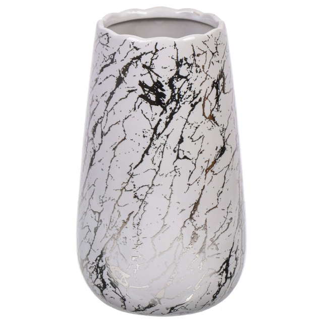 White Ceramic Vase 8.5*12.5*25CM,White Ceramic Vase 8.5*12.5*25CM